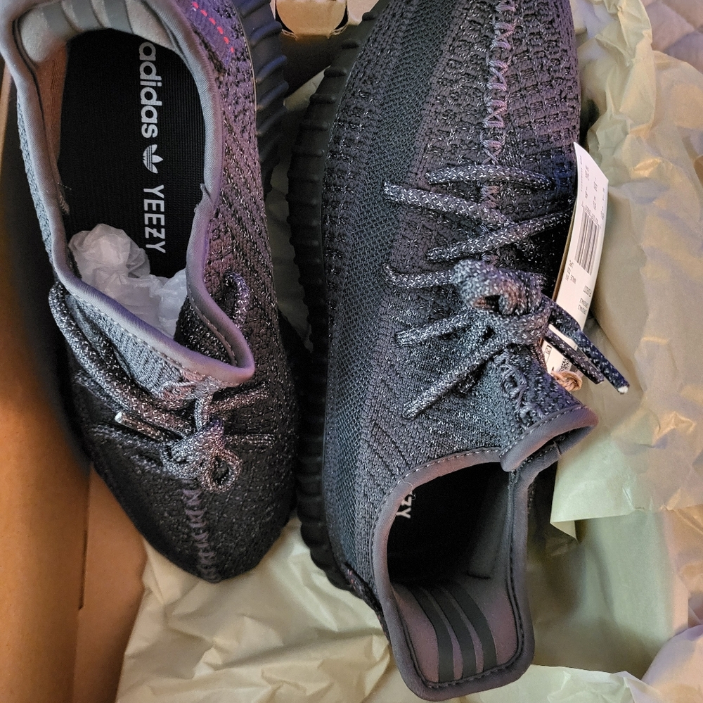 100%authentic YEEZY BOOST 350 7 Black( Reflective ) Brand New